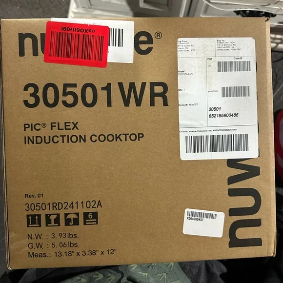 Nuwave PIC Flex Induction Cooktop Black New In Box 30501WR Precision - Picture 12 of 12
